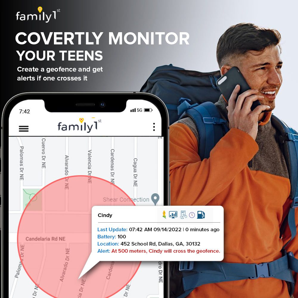 Teenager deals tracking device