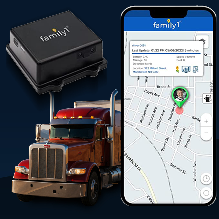 Family1st GPS Tracker with Built-in Magnets for Tracking Trailers, Assets, RV's and Vehicles