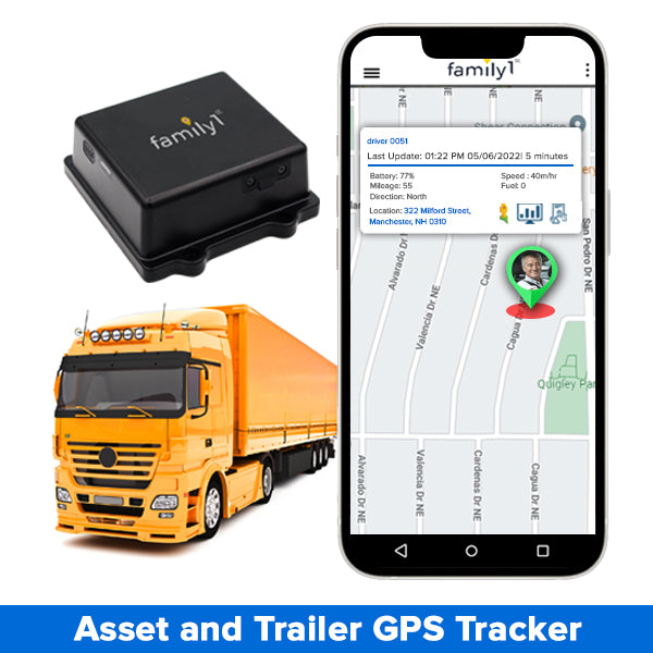 Family1st GPS Tracker with Built-in Magnets for Tracking Trailers, Assets, RV's and Vehicles